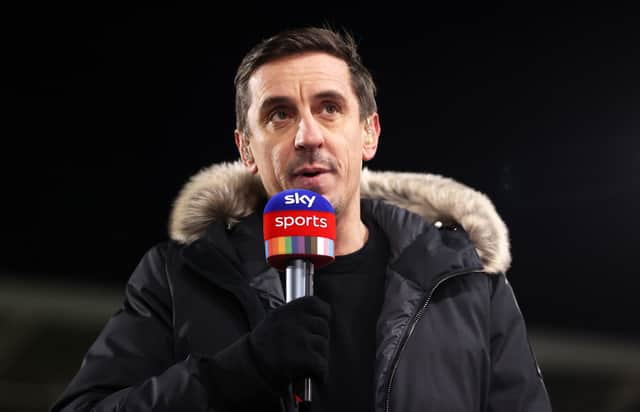 Sky Sports Broadcaster Gary Neville