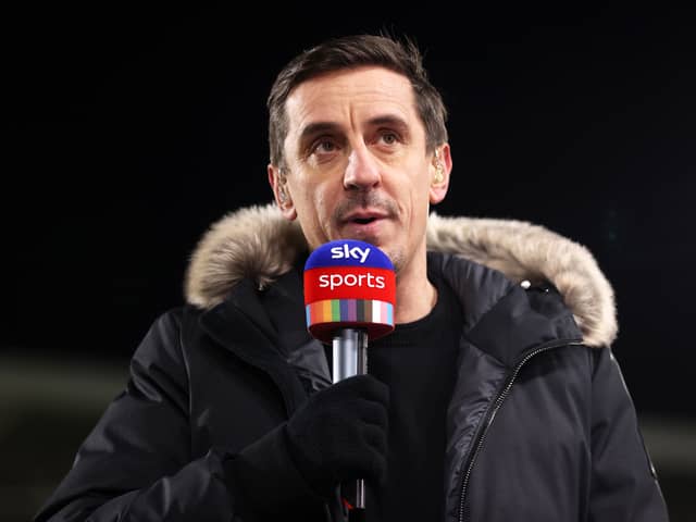 Sky Sports Broadcaster Gary Neville