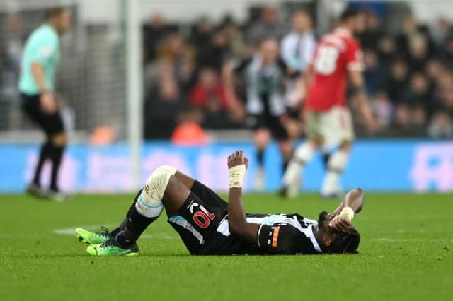 Newcastle United star Allan Saint-Maximin.
