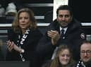 Amanda Staveley (L) and husband Mehrdad Ghodoussi (R). 