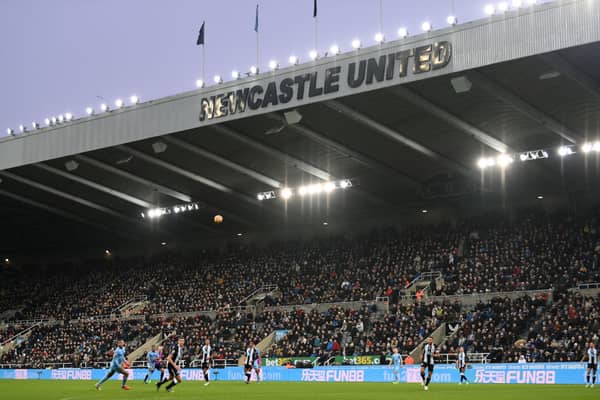 Newcastle United’s St James’ Park. 