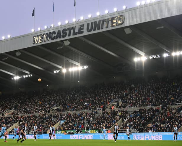 Newcastle United’s St James’ Park. 