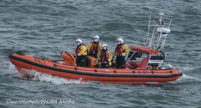 Cullercoats RNLI crew 