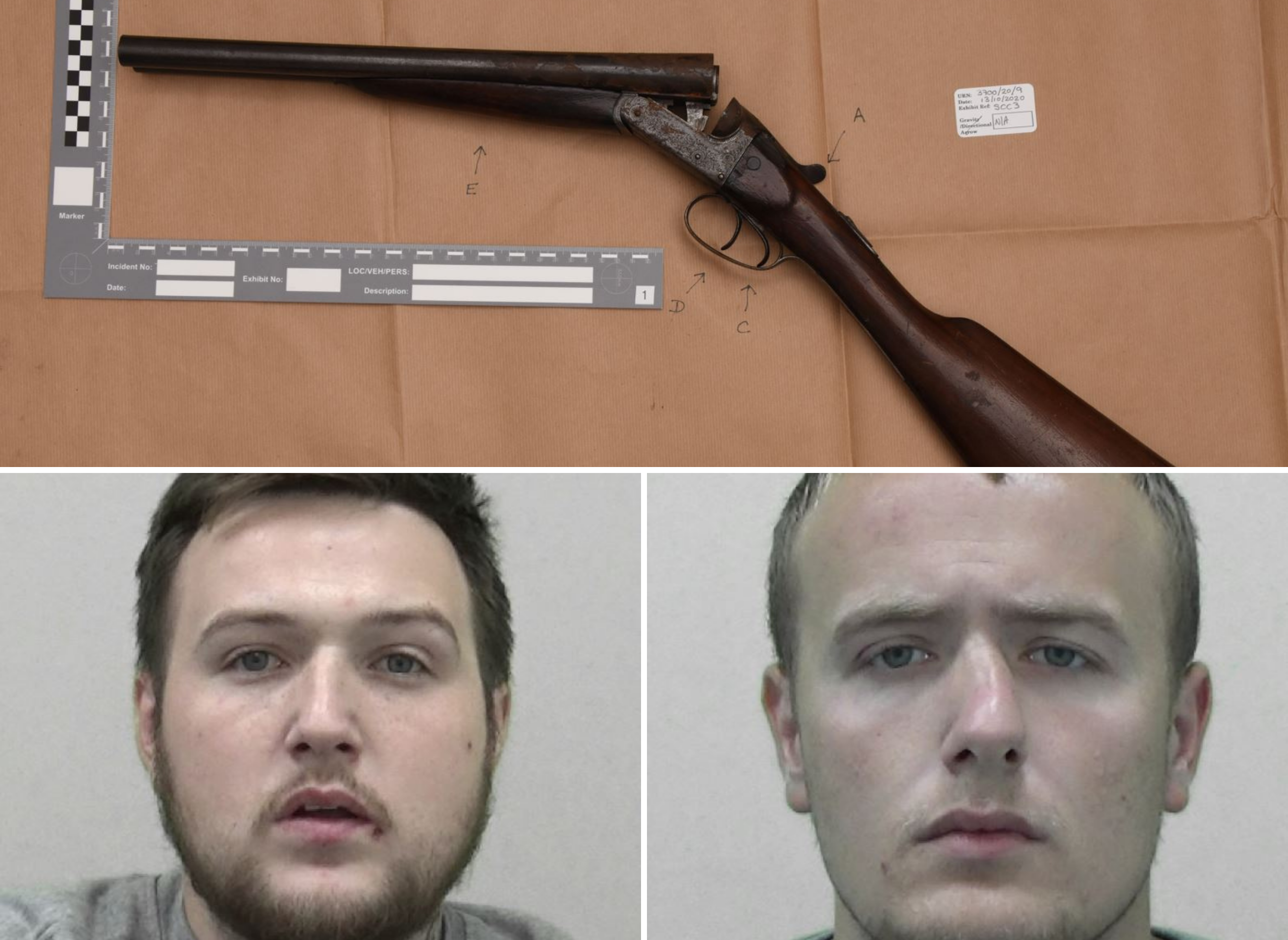 Brothers who went on sawn-off shotgun rampage get hefty jail sentences