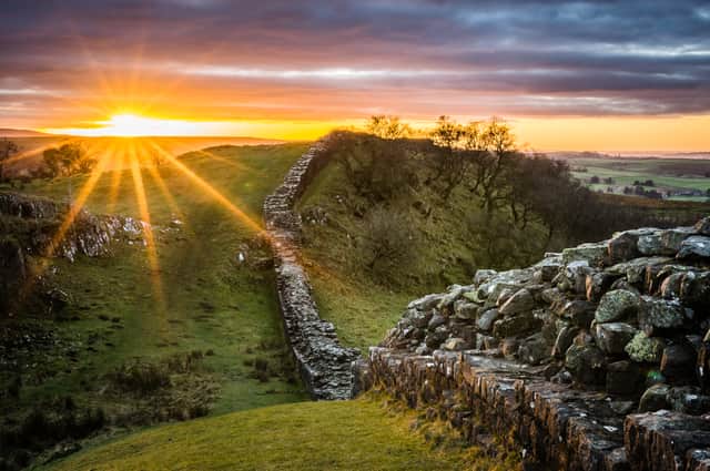 Hadrian’s Wall stretches across Northumberland (Image: Shutterstock)