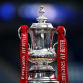 The FA Cup trophy.  (Photo by Alex Pantling/Getty Images)