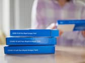 Lateral Flow tests (pictured) and PCR tests have been hard to come by in recent weeks