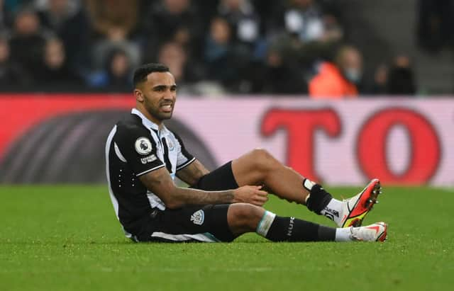 Newcastle United striker Callum Wilson. 