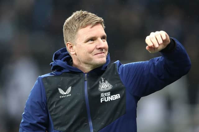 Newcastle United head coach Eddie Howe. 