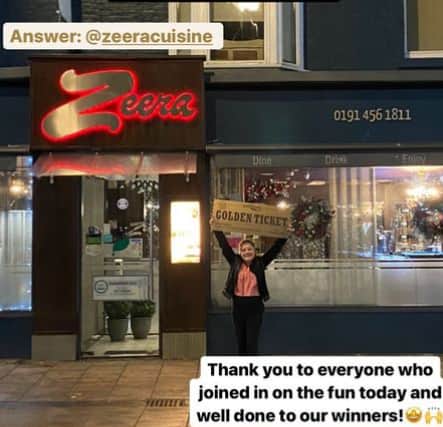 The lucky winner on the Great Run’s Instagram story (Image: Instagram @great_run)