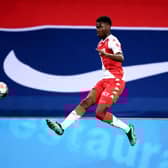 Monaco defender Benoit Badiashile. 