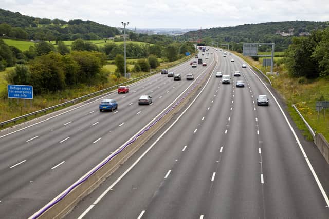 All lane running roads feature refuge areas up to a mile apart rather than a hard shoulder