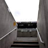 St James’ Park, the home of Newcastle United FC. 
