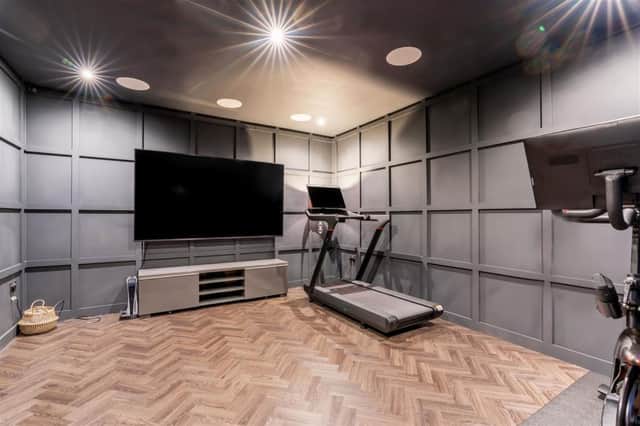 There’s a home gym in the property (Image: Rightmove)