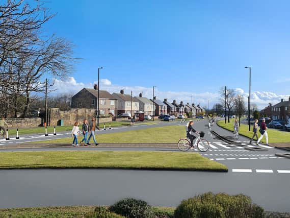 A design of the new North Tyneside roundabout