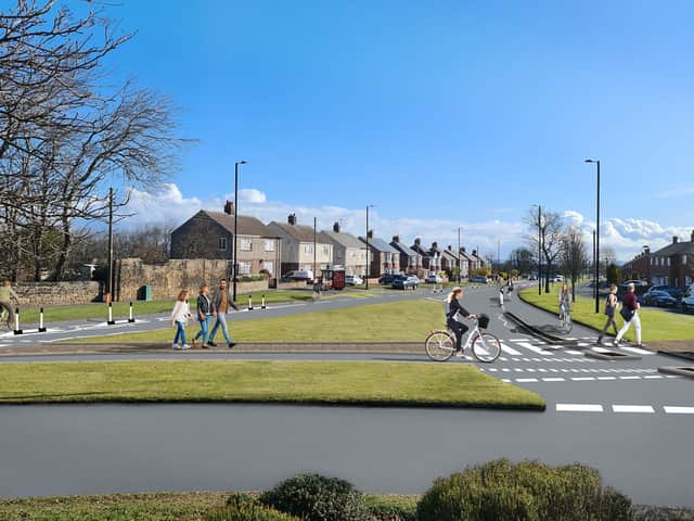 <p>A design of the new North Tyneside roundabout</p>