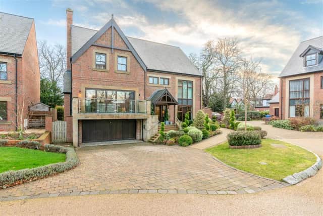 This £2 million house is now for sale on the land (Image: Rightmove)