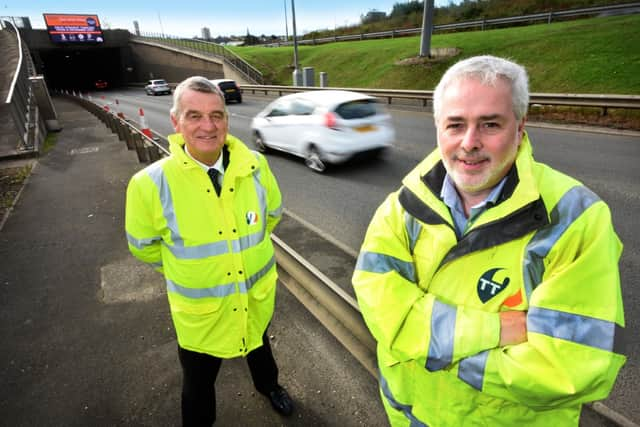 Cllr Martin Gannon and TT2 Chief Exec Philip Smith (Image: TT2)