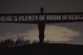 Max Fosh targeted the Angel of the North (Image: YouTube)
