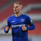 Bayer Leverkusen full-back Mitchel Bakker has been heavily linked with Newcastle United.