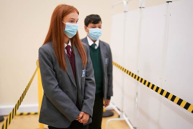 Students in Newcastle receive their vaccine (Image: Getty Images)