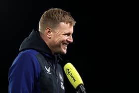 Newcastle United head coach Eddie Howe. 