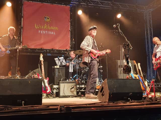 The touring band is fronted by Rod Clements