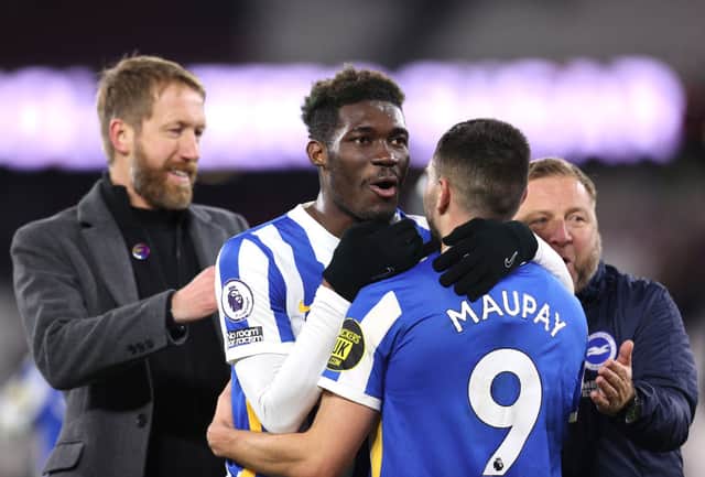 Yves Bissouma of Brighton. (Photo by Alex Pantling/Getty Images)