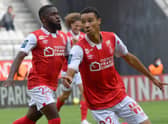 Reims striker Hugo Ekitike. 