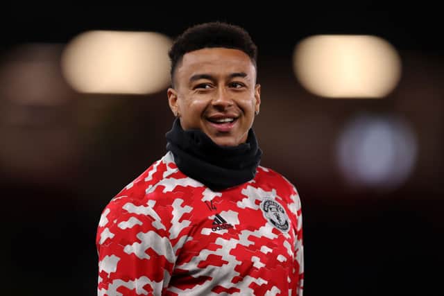 Manchester United attacking midfielder Jesse Lingard.