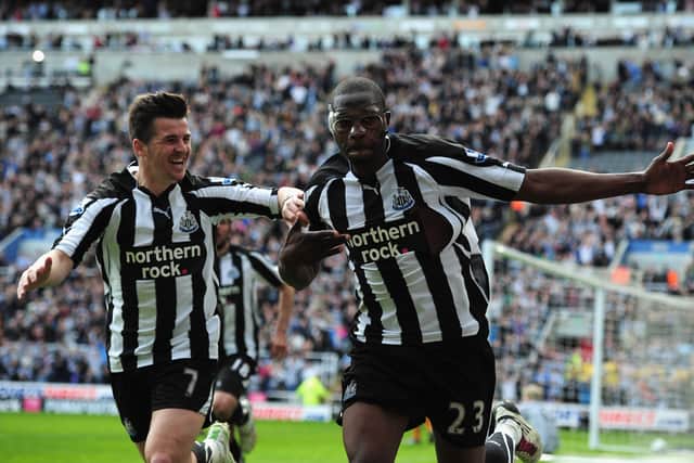 Joey Barton looked to his former Newcastle United’s teammate Shola Ameobi for a new signing. (Photo by Shaun Botterill/Getty Images)
