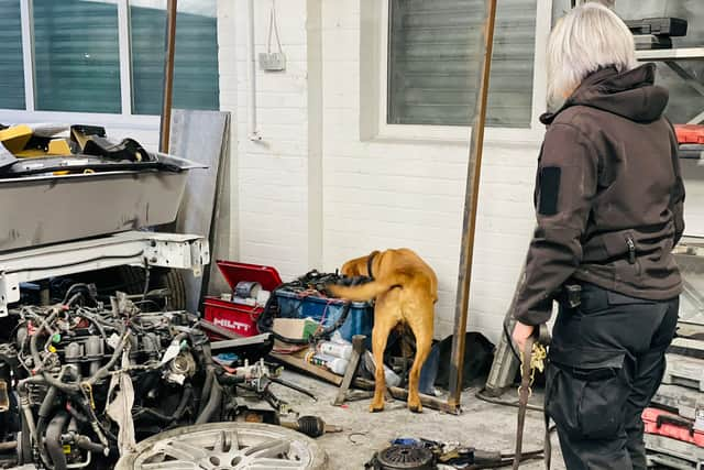 Properties in Gateshead were targeted by police