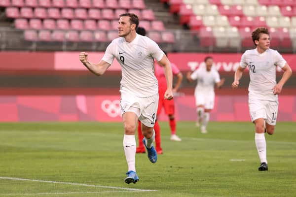 Newcastle United striker Chris Wood.  (Photo by Atsushi Tomura/Getty Images)