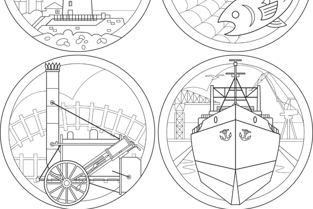 The winning designs, as voted for by North Tyneside residents