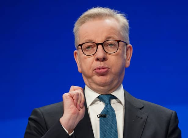 <p>Michael Gove, Secretary of State for Levelling Up, Housing and Communities (Image: Getty Images)</p>