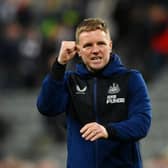 Newcastle United head coach Eddie Howe, 
