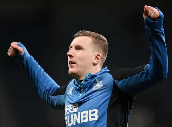Newcastle United left-back Matt Targett. 