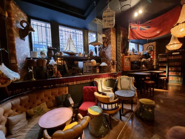 The bar is known for its unique design