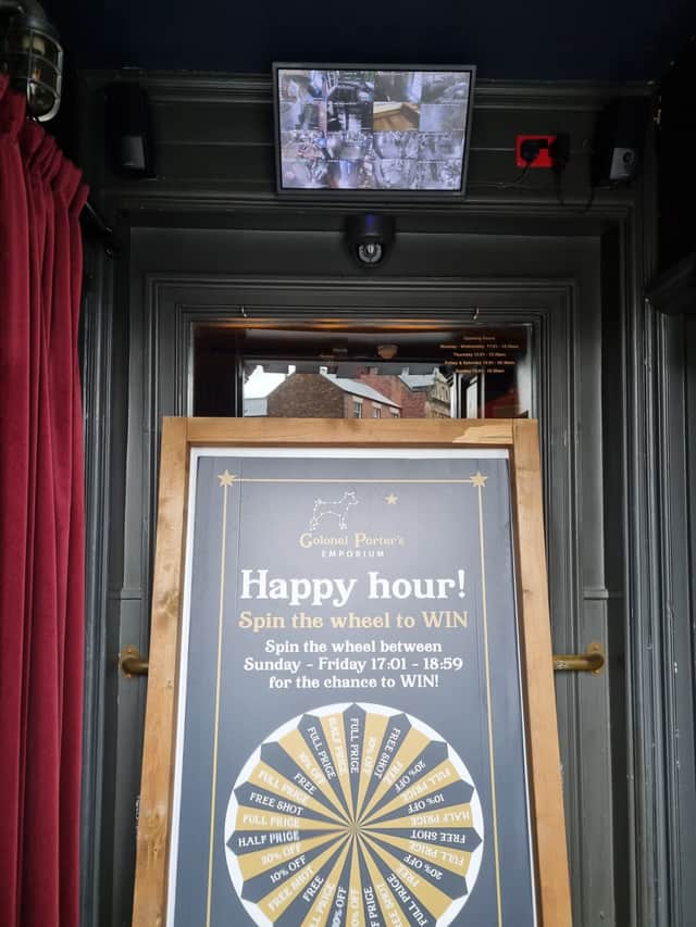 The bar has the thieves on CCTV but is giving them the chance to return Herbert