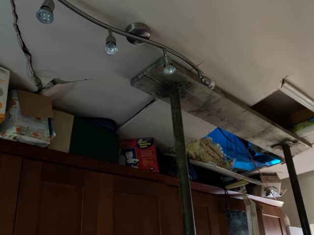 More damage to David’s home