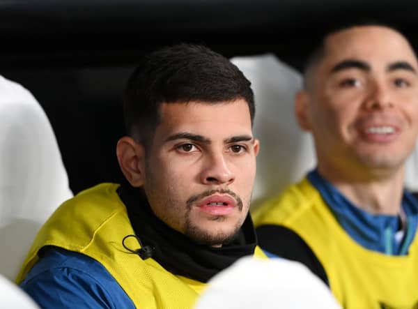 Newcastle United midfielder Bruno Guimaraes. 