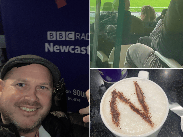 Neil just HAD to watch some of the match in January