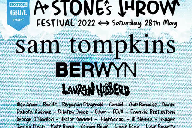 The line-up poster of the festival 