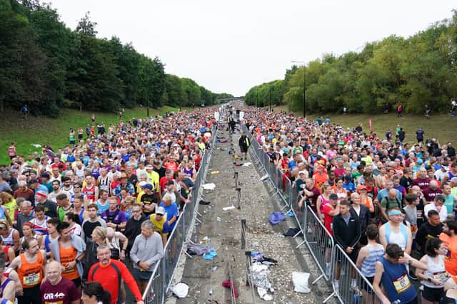 The Great North Run startline in the city centre (Image: Getty Images)