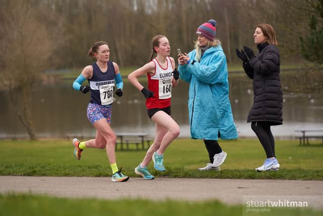 The Olympian issued a fantastic message to the young runner (Image: Stuart Whitman)