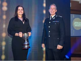 PC Amii Stewart and Chief Constable Winton Keenen