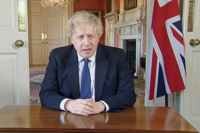 Boris Johnson addressed the nation today