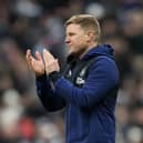 Eddie Howe’s Newcastle United team travel to west London on Saturday to face Brentford. Credit: Getty. 