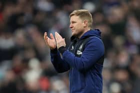 Eddie Howe’s Newcastle United team travel to west London on Saturday to face Brentford. Credit: Getty. 