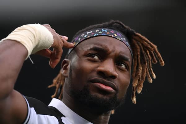 Newcastle United winger Allan Saint-Maximin. 